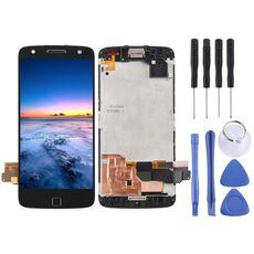 Schermo LCD originale per Motorola Moto Z Force XT1650-02 Digitizer Assemblaggio completo con cornice (nero)