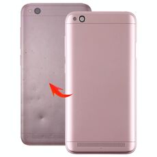 Cover posteriore con obiettivo della fotocamera e tasti laterali per Xiaomi Redmi 5A (oro rosa)