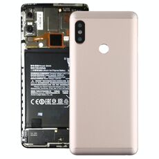 Cover posteriore con obiettivo della fotocamera e tasti laterali per Xiaomi Redmi Note 5 (oro)