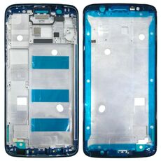 Cornice per cornice LCD alloggiamento anteriore per Motorola Moto G6 Plus (nero)
