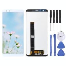 Schermo LCD OEM per Asus Zenfone Max Plus (M1) X018DC X018D ZB570TL con digitalizzatore assemblaggio completo (bianco)