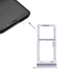 Per Galaxy S8 / S8+ 2 Vassoio scheda SIM / Vassoio scheda micro SD (grigio)