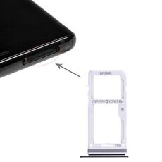 Per Galaxy Note 8 2 Vassoio per scheda SIM / Vassoio per scheda Micro SD (Nero)