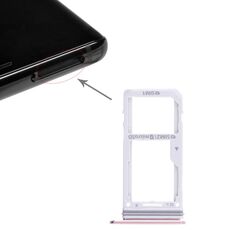 Per Galaxy Note 8 2 Vassoio per scheda SIM / Vassoio per scheda Micro SD (rosa)