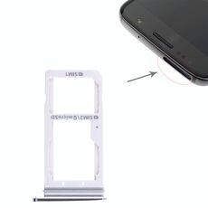 Per Galaxy S7 2 Vassoio scheda SIM / Vassoio scheda Micro SD (Nero)