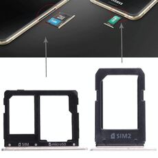 Per Galaxy A5108 / A7108 2 vassoio per scheda SIM + vassoio per scheda micro SD (oro)