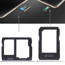 Per Galaxy A5108 / A7108 2 vassoio per scheda SIM + vassoio per scheda micro SD (bianco)