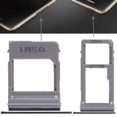 Per Galaxy A520 / A720 2 Vassoio scheda SIM + Vassoio scheda Micro SD (Nero)
