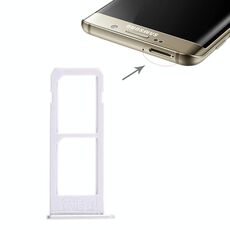Per Galaxy S6 Edge plus / S6 Edge+ 2 Vassoio scheda SIM (argento)