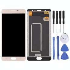 Schermo LCD OEM per Galaxy J7 Max / G615 con assemblaggio completo di digitalizzatore (oro)