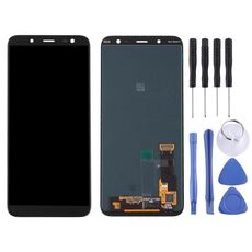 Schermo LCD Super AMOLED originale per Galaxy A6 (2018) / A600 con assemblaggio completo di digitalizzatore (nero)
