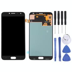 Schermo LCD AMOLED per Galaxy J4 2018 SM-J400 con assemblaggio completo di digitalizzatore (nero)