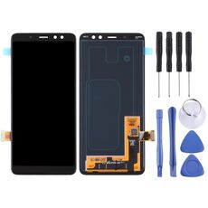 Schermo LCD AMOLED per Galaxy A8 (2018) / A5 (2018) / A530 con digitalizzatore Full Assembly (nero) (nero)