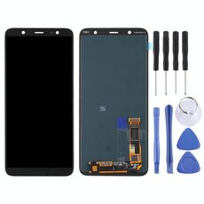 Schermo LCD originale per Galaxy A6+ (2018) / A605 con digitalizzatore Full Assembly (nero)