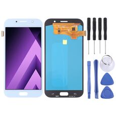 Schermo LCD OLED per Galaxy A7 (2017), A720F, A720F/DS con digitalizzatore Full Assembly (blu)