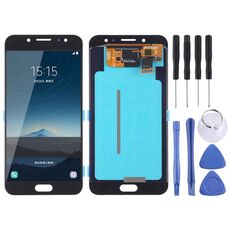 Schermo LCD OLED per Galaxy C8, C710F/DS, C7100 con digitalizzatore Full Assembly (nero)