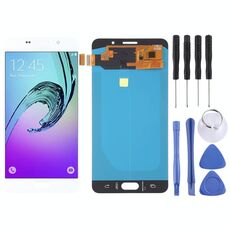 Schermo LCD e digitalizzatore Assemblaggio completo (materiale OLED) per Galaxy A7 (2016), A710F, A710F/DS, A710FD, A710M, A710M/DS, A710Y/DS, A7100 (bianco)