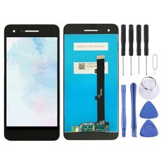 Schermo LCD OEM per Vodafone Smart V8 VFD710 con assemblaggio completo di digitalizzatore (nero)