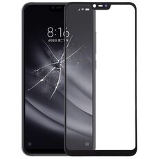 Lente in vetro esterno per schermo anteriore per Xiaomi Mi 8 Lite (nero)