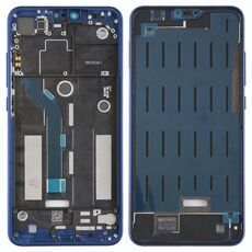 Cornice centrale con tasti laterali per Xiaomi Mi 8 Lite (blu)