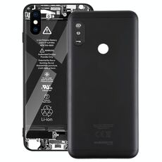 Cover posteriore per Xiaomi Redmi 6 Pro (nero)