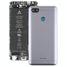 Copertura posteriore con i tasti laterali per Xiaomi redmi 6 (Grigio)