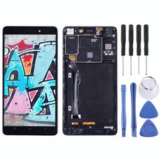 Schermo LCD OEM per Lenovo K3 Note/K50-T5 Digitizer Assemblaggio completo con cornice (nero)
