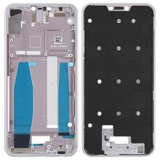 Cornice per cornice LCD alloggiamento anteriore per Asus Zenfone 5 ZE620KL (argento)