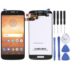 Schermo LCD TFT per Motorola Moto E5 Play con assemblaggio completo di digitalizzatore (nero)