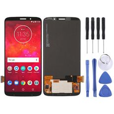 Schermo LCD TFT per Motorola Moto Z3 Play con assemblaggio completo di digitalizzatore (nero)