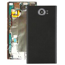 Cover posteriore con obiettivo della fotocamera per Blackberry Priv (versione UE) (nero)