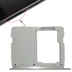 Per Galaxy Tab S3 9.7 / T820 (versione WiFi) Vassoio scheda micro SD (argento)