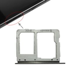 Per Galaxy Tab S3 9.7 / T825 (versione 3G) Vassoio per scheda SIM + Vassoio per scheda Micro SD (Nero)