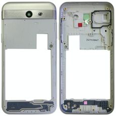 Per Galaxy J3 Emerge / J327 Telaio alloggiamento posteriore (argento)