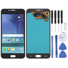 Schermo LCD OLED per Samsung Galaxy A8 (2016) / SM-A810 con digitalizzatore Full Assembly (nero)