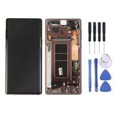 Schermo LCD e digitalizzatore Assemblaggio completo con cornice per Galaxy Note9 / N960A / N960F / N960V / N960T / N960U (oro moka)