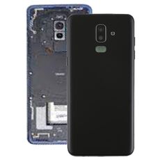 Cover posteriore per Galaxy J8 (2018), J810F/DS, J810Y/DS, J810G/DS con tasti laterali e obiettivo della fotocamera (nero)