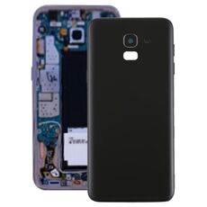 Cover posteriore per Galaxy J6 (2018) / J600F/DS, J600G/DS con tasti laterali e obiettivo della fotocamera (nero)