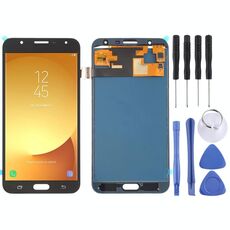 Schermo LCD TFT per Galaxy J7 Neo, J701F/DS, J701M con digitalizzatore assemblaggio completo (nero)