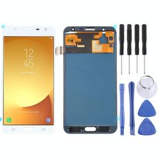 Schermo LCD TFT per Galaxy J7 Neo, J701F/DS, J701M con digitalizzatore assemblaggio completo (bianco)