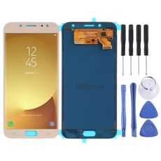 Schermo LCD TFT per Galaxy J7 (2017), J730F/DS, J730FM/DS con digitalizzatore completo (oro)