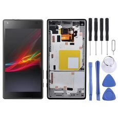 Schermo LCD OEM per Sony Xperia Z5 Compact / E5803 / E5823 / Z5 mini Digitizer Assemblaggio completo con cornice (nero)