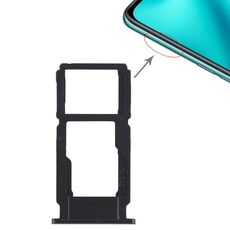 Per OPPO R11 Plus Vassoio per schede SIM + Vassoio per schede SIM/Vassoio per schede Micro SD (nero)