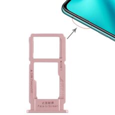 Per OPPO R11 Plus Vassoio per schede SIM + Vassoio per schede SIM / Vassoio per schede Micro SD (oro rosa)