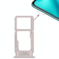 Per OPPO R11 Plus Vassoio per schede SIM + Vassoio per schede SIM / Vassoio per schede Micro SD (argento)