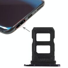 Per OPPO R17 Pro 2 x vassoio per schede SIM (nero)