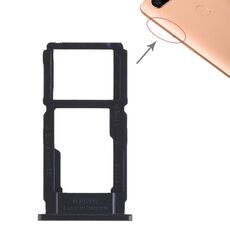 Per OPPO R11s Plus Vassoio per schede SIM + Vassoio per schede SIM / Vassoio per schede Micro SD (nero)