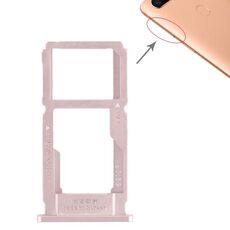 Per OPPO R11s Plus Vassoio per schede SIM + Vassoio per schede SIM / Vassoio per schede Micro SD (oro rosa)