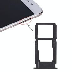 Per OPPO R9sk Vassoio per schede SIM + Vassoio per schede SIM / Vassoio per schede Micro SD (nero)