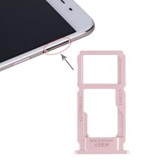Per OPPO R9sk Vassoio per schede SIM + Vassoio per schede SIM / Vassoio per schede Micro SD (oro rosa)
